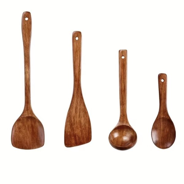 Prémiová 4-dielna sada kuchynského náčinia z masívu "Chef's Nature"